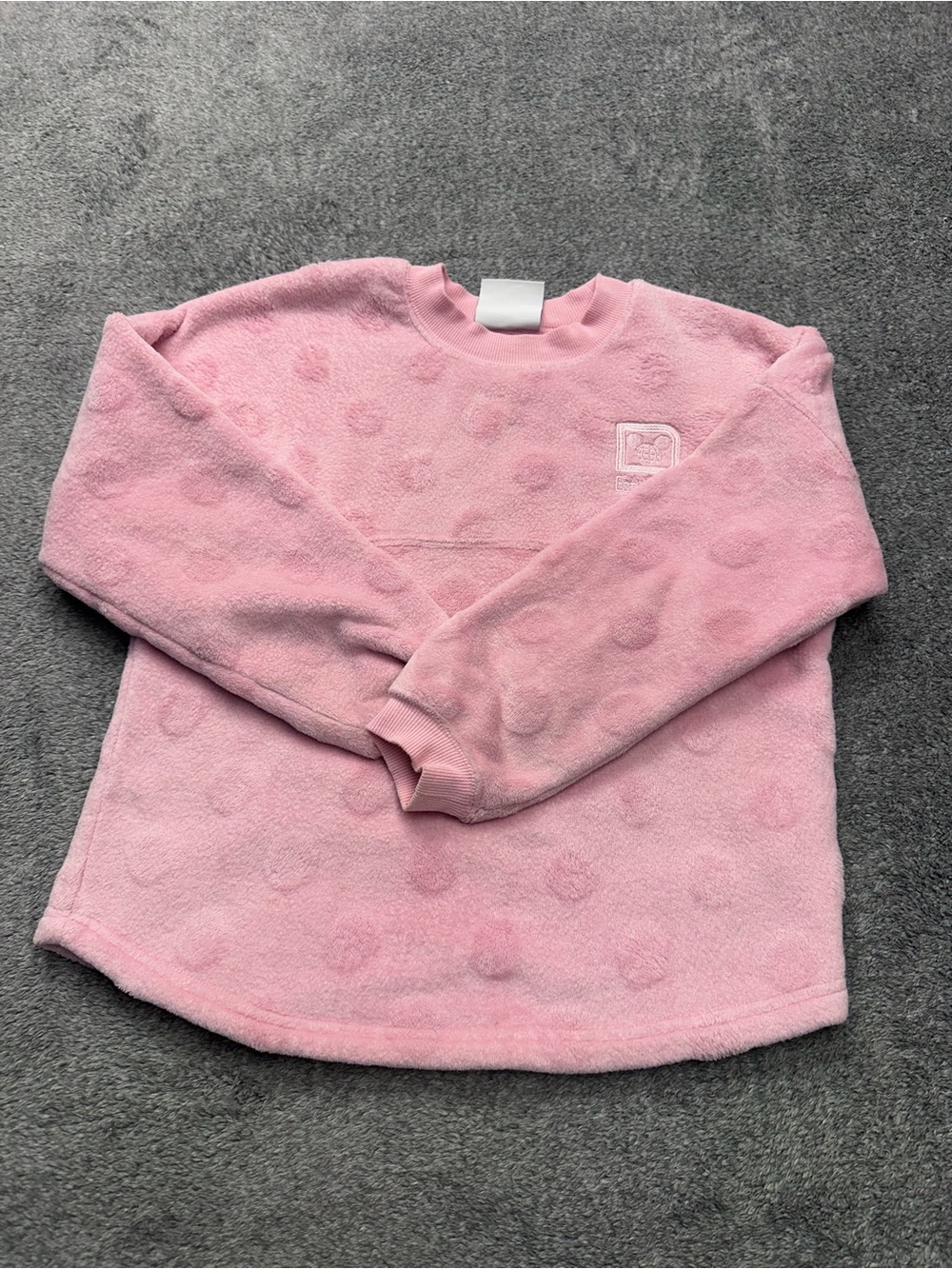 Disney Pink Plush Kids Fleece Sweatshirt